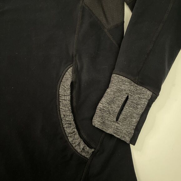 Lululemon 4 Run Alpine Pullover Hoodie Active Dark Navy Gray Long Sleeve Top - Picture 8 of 9